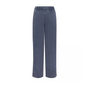 Skims Boyfriend Fleece Pant in Steel Blue